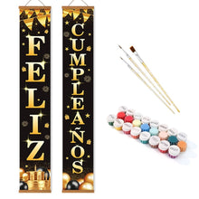 Carica l'immagine nel visualizzatore di Gallery, Dipingere con i Numeri Decorazioni per Porte - Feliz Cumpleaños