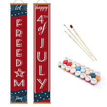 Carica l'immagine nel visualizzatore di Gallery, Dipingere con i Numeri Decorazioni per Porte - Ghirlanda Patriottica