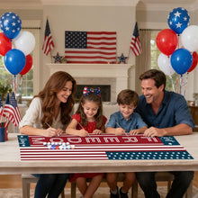 Carica l'immagine nel visualizzatore di Gallery, Dipingere con i Numeri Decorazioni per Porte - Ghirlanda a Stelle e Strisce