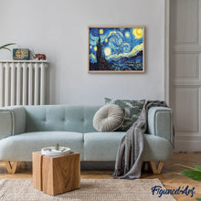 Carica l'immagine nel visualizzatore di Gallery, Diamond Painting - Notte Stellata 40x50cm tela già incorniciata