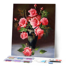 Carica l'immagine nel visualizzatore di Gallery, Diamond Painting - Vaso Di Rose