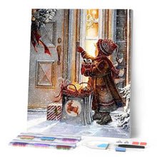 Carica l'immagine nel visualizzatore di Gallery, Diamond Painting - Ragazza Nella Notte Di Natale