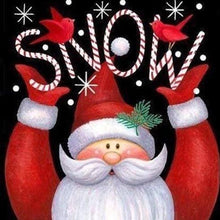 Carica l'immagine nel visualizzatore di Gallery, Diamond Painting - Babbo Natale Sulla Neve