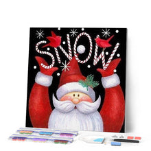 Carica l'immagine nel visualizzatore di Gallery, Diamond Painting - Babbo Natale Sulla Neve