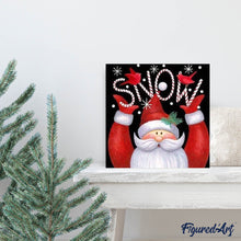 Carica l'immagine nel visualizzatore di Gallery, Diamond Painting - Babbo Natale Sulla Neve