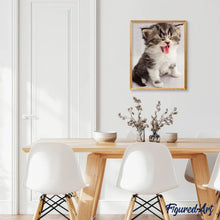 Carica l'immagine nel visualizzatore di Gallery, Diamond Painting - Gattino Carino