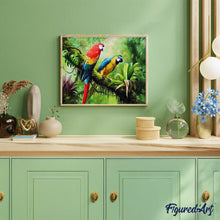 Carica l'immagine nel visualizzatore di Gallery, Diamond Painting - I Pappagalli