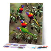 Carica l'immagine nel visualizzatore di Gallery, Diamond Painting - Pappagalli Testa Blu Sul Ramo