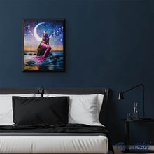 Carica l'immagine nel visualizzatore di Gallery, Diamond Painting - Sirena E Luna Crescente