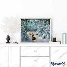 Carica l'immagine nel visualizzatore di Gallery, Diamond Painting - Cervo In Inverno