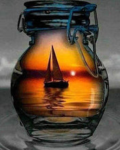 Carica l'immagine nel visualizzatore di Gallery, Diamond Painting - Barca A Vela E Vaso