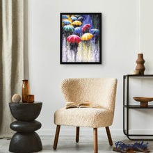 Carica l'immagine nel visualizzatore di Gallery, Diamond Painting - Ombrelli Sotto La Pioggia