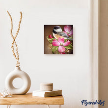 Carica l'immagine nel visualizzatore di Gallery, Diamond Painting - Uccellino E Fiori
