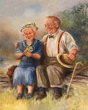 Carica l'immagine nel visualizzatore di Gallery, Diamond Painting - Coppia Su Una Panchina
