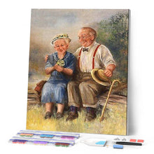 Carica l'immagine nel visualizzatore di Gallery, Diamond Painting - Coppia Su Una Panchina