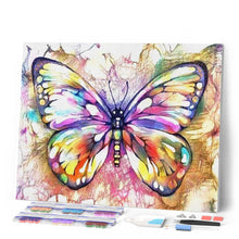 Carica l'immagine nel visualizzatore di Gallery, Diamond Painting - Farfalla E Colori