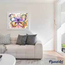 Carica l'immagine nel visualizzatore di Gallery, Diamond Painting - Farfalla E Colori