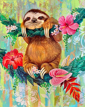 Carica l'immagine nel visualizzatore di Gallery, Diamond Painting - Bradipo sul ramo