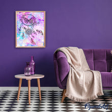 Carica l'immagine nel visualizzatore di Gallery, Diamond Painting - Acchiappasogni con farfalle