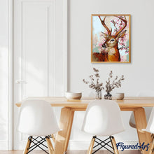Carica l'immagine nel visualizzatore di Gallery, Diamond Painting - Cervo in primavera