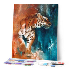 Carica l'immagine nel visualizzatore di Gallery, Diamond Painting - Tigre Astratta