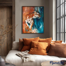 Carica l'immagine nel visualizzatore di Gallery, Diamond Painting - Tigre Astratta