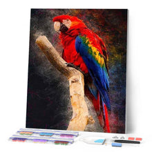 Carica l'immagine nel visualizzatore di Gallery, Diamond Painting - Pappagallo Rosso