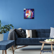 Carica l'immagine nel visualizzatore di Gallery, Diamond Painting - Unicorno Astratto