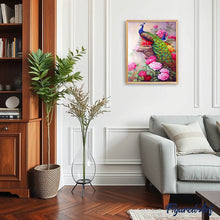 Carica l'immagine nel visualizzatore di Gallery, Diamond Painting - Pavoni e peonie