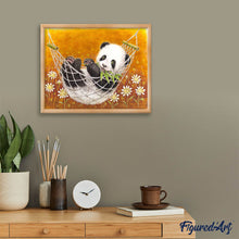 Carica l'immagine nel visualizzatore di Gallery, Diamond Painting - Panda sulla sua amaca