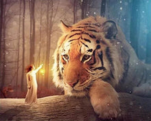 Carica l'immagine nel visualizzatore di Gallery, Diamond Painting - Donna E Tigre