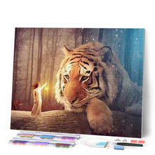 Carica l'immagine nel visualizzatore di Gallery, Diamond Painting - Donna E Tigre