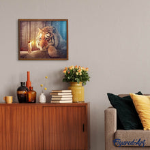 Carica l'immagine nel visualizzatore di Gallery, Diamond Painting - Donna E Tigre