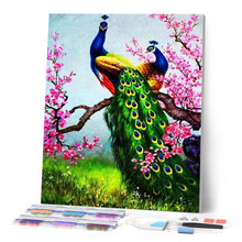 Carica l'immagine nel visualizzatore di Gallery, Diamond Painting - Pavoni E Ciliegio