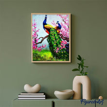 Carica l'immagine nel visualizzatore di Gallery, Diamond Painting - Pavoni E Ciliegio