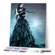 Carica l'immagine nel visualizzatore di Gallery, Diamond Painting - Donna In Nero
