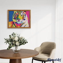 Carica l'immagine nel visualizzatore di Gallery, Diamond Painting - Tigre Colorata