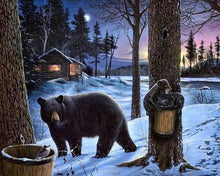 Carica l'immagine nel visualizzatore di Gallery, Diamond Painting - Orso Nella Neve