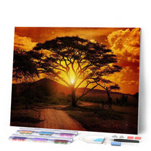 Carica l'immagine nel visualizzatore di Gallery, Diamond Painting - Grande albero all'alba