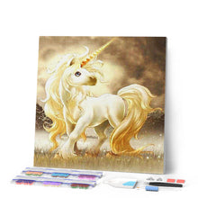 Carica l'immagine nel visualizzatore di Gallery, Diamond Painting - Unicorno Bianco