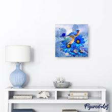 Carica l'immagine nel visualizzatore di Gallery, Diamond Painting - Uccelli Blu