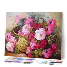 Carica l'immagine nel visualizzatore di Gallery, Diamond Painting - Rose In Un Cesto