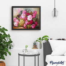 Carica l'immagine nel visualizzatore di Gallery, Diamond Painting - Rose In Un Cesto
