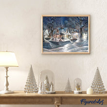 Carica l'immagine nel visualizzatore di Gallery, Diamond Painting - Case Durante L'Inverno