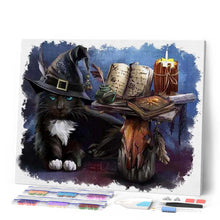 Carica l'immagine nel visualizzatore di Gallery, Diamond Painting - Gatto Stregone