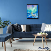 Carica l'immagine nel visualizzatore di Gallery, Diamond Painting - Orsi E Aurora Boreale