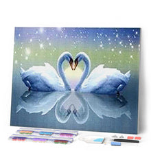 Carica l'immagine nel visualizzatore di Gallery, Diamond Painting - Cigni E Cuore