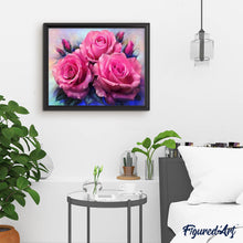 Carica l'immagine nel visualizzatore di Gallery, Diamond Painting - Tre Rose In Fiore