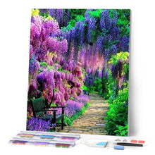 Carica l'immagine nel visualizzatore di Gallery, Diamond Painting - Fiore Di Glicine