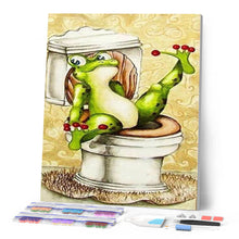 Carica l'immagine nel visualizzatore di Gallery, Diamond Painting - Rana In Bagno